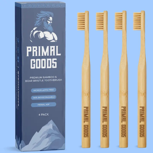Premium Bamboo & Boar Bristle Tooth Brush