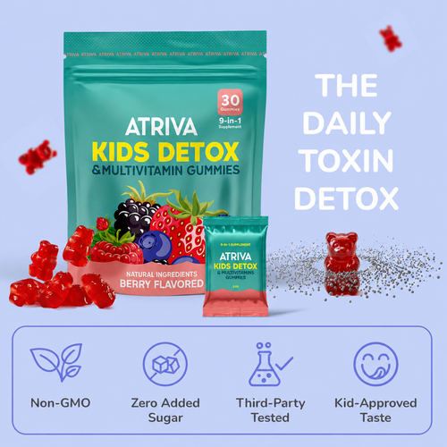 Kids detox & Multivitamin Gummies