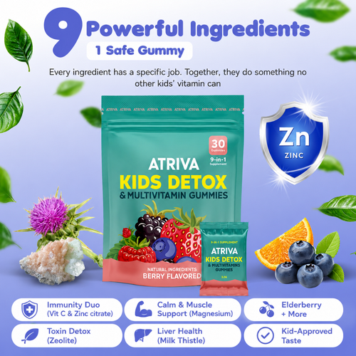 Kids detox & Multivitamin Gummies